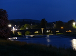 FZ029575 Bridge over river Wye in Builth Wells at night.jpg